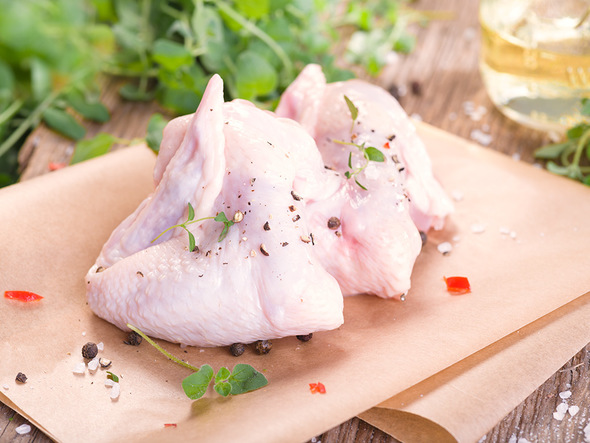 Skrzydełka z kurczaka (średnia waga to 0,15kg)