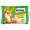 Kitekat Karma pełnoporcjowa drobiowe smaki w soczystej galarecie 400 g (4 x 100 g)