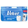 Velvet Delikatnie Biały Papier toaletowy 8 rolek