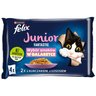 Felix Fantastic Junior Karma dla kociąt wybór smaków w galaretce 400 g (4 x 100 g)