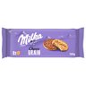 Milka Choco Grain Ciastka z płatkami owsianymi oblane czekoladą mleczną 126 g stokrotka.pl