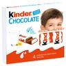 Kinder Chocolate Batonik z mlecznej czekolady z nadzieniem mlecznym 50 g (4 sztuki)