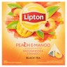 Lipton Herbata czarna aromatyzowana brzoskwinia i mango 36 g (20 torebek)