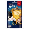 Felix Party Mix Przekąski o smaku kurczaka wątróbki i indyka 60 g