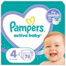 Pampers Active Baby 4, 76 Pieluszek,9kg - 14kg
