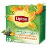 Lipton o smaku Mandarynka i pomarańcza Herbata zielona aromatyzowana 36 g (20 torebek)