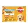 Pedigree Junior Mokra karma dla szczeniąt mix smaków z ryżem w galaretce 400 g (4 x 100 g)