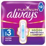 Always Platinum Night (Rozmiar 3) Podpaski ze skrzydełkami, 12 sztuk stokrotka.pl