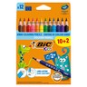 BiC Kids Evolution Triangle Kredki jumbo 12 sztuk