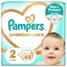 Pampers Premium Care, Rozmiar 2, 68 pieluszki, 4kg-8kg stokrotka.pl