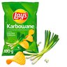 Lay's Chipsy ziemniaczane karbowane o smaku zielonej cebulki 130 g stokrotka.pl