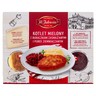 U Jędrusia Kotlet mielony z buraczkami zasmażanymi i puree ziemniaczanym 400 g stokrotka.pl