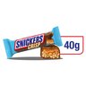 Snickers Crisp Baton karmel orzeszki ziemne chrupki ryżowe oblane mleczną czekoladą 40 g (2 x 20 g)