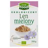 Look Food Ekologiczny len mielony 100 % 200 g