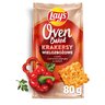 Lay's Oven Baked Krakersy wielozbożowe o smaku czerwona papryka w ziołach 80 g stokrotka.pl