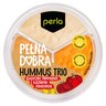 Perla Hummus trio klasyczny paprykowy z suszonym pomidorem 210 g stokrotka.pl