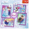 Trefl Puzzle 4w1 Kraina Lodu 2