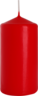 Bispol Świeca walec czerwona 60/120