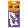 BiC Kids Evolution Illusion Zmazywalne kredki ołówkowe 12 sztuk stokrotka.pl