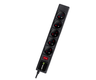 Tracer Listwa zasilająca powergear czarna 1.5m