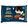 Felix Tasty Shreds Karma dla dorosłych kotów wiejskie smaki w sosie 320 g (4 x 80 g) stokrotka.pl