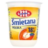 Mlekovita Śmietana Polska gęsta 18% 400 g stokrotka.pl