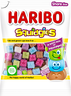 Haribo Squidgies Żelko-pianki o smaku owocowym oraz coli 160 g