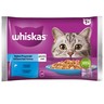 Whiskas Mokra karma dla kotów rybne przysmaki galaretka 340 g (4 x 85 g)