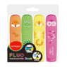 Keyroad zakreślacz fluo jungle 1-5mm 4szt
