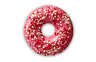 Donut z nadzieniem o smaku truskawkowym 71 g