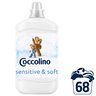Coccolino Sensitive & Soft Płyn do płukania tkanin koncentrat 1700 ml (68 prań) stokrotka.pl